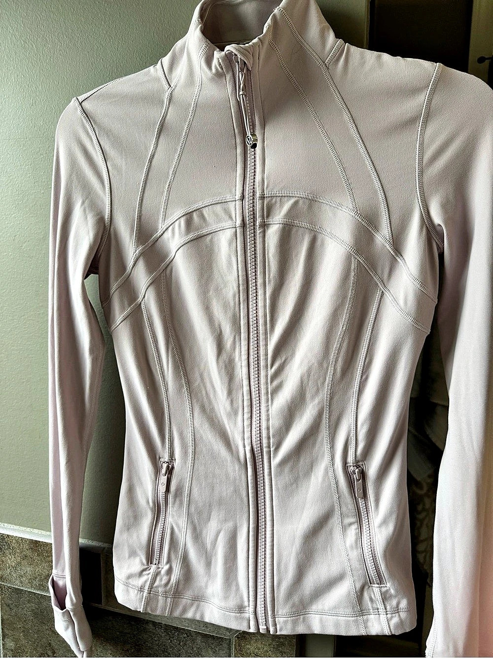 Lululemon Define Jacket Nulu Blush Quartz Pink Size 4